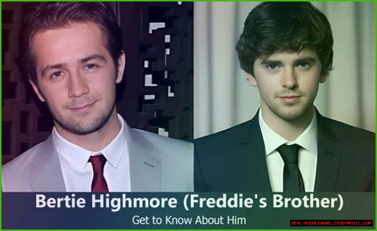 Who Is Freddie Highmore's Twin Brother? Uncovering The Truth Behind The Actor's Family